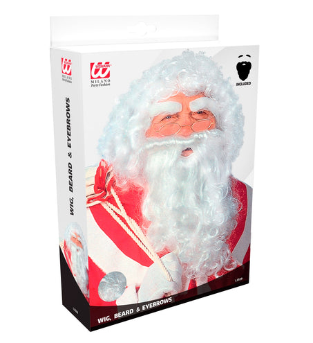 Widmann SRL Kerstman baardset deluxe Santa