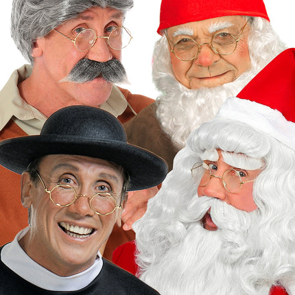 Widmann SRL Kerstman bril goud budget