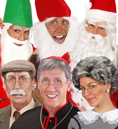 Widmann SRL Kerstman bril rechthoek goud