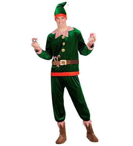 Santa Claus elf suit for adults
