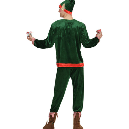 Widmann SRL Kerstman elf pak voor volwassenen