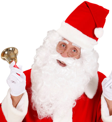 Widmann SRL Kerstman pruik met baard