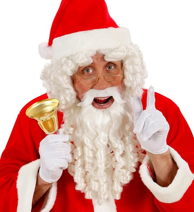 Widmann SRL Kerstman pruik met baard luxe