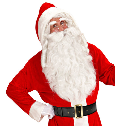 Widmann SRL Kerstman riem lederlook zwart