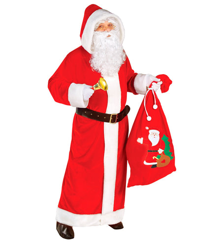 Widmann SRL Kerstman zak met opdruk rood