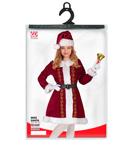 Widmann SRL Kerstvrouw jurkje Claus kinderen