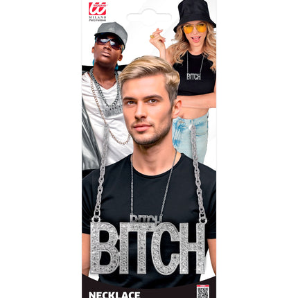 Widmann SRL Ketting bitch zilver