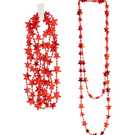 Widmann SRL Ketting kerststerren rood