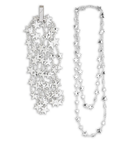 Widmann SRL Ketting kerststerren zilver