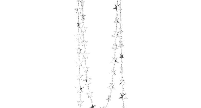 Widmann SRL Ketting kerststerren zilver