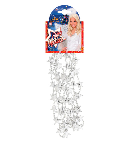 Widmann SRL Ketting kerststerren zilver