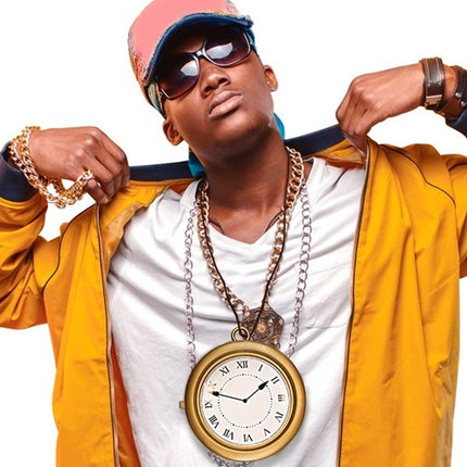 Widmann SRL Ketting met grote klok 20cm Thomas