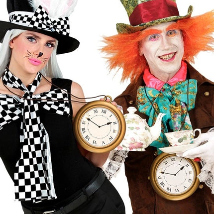 Widmann SRL Ketting met grote klok 20cm Thomas