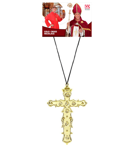 Widmann SRL Ketting met Kruis, Goud