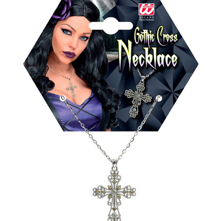 Widmann SRL Ketting met kruis zilver