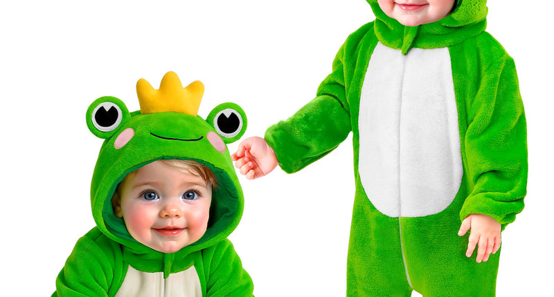 Widmann SRL Kikker kostuum pluche fluweel Froggy