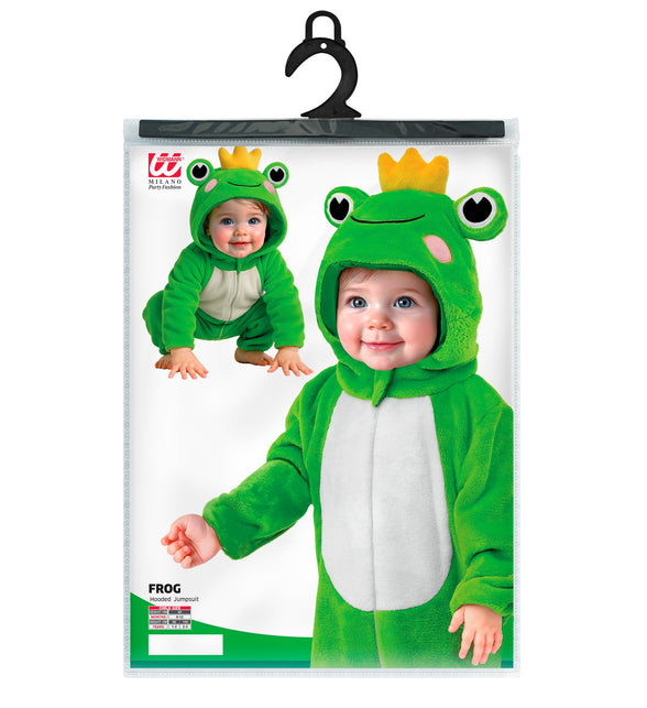 Widmann SRL Kikker kostuum pluche fluweel Froggy