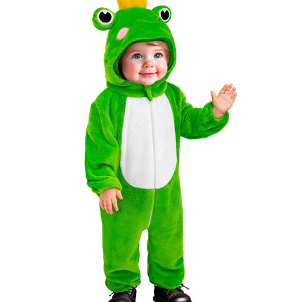 Widmann SRL Kikker kostuum pluche fluweel Froggy