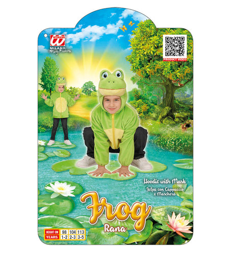 Widmann SRL Kikker kostuum voor kinderen
