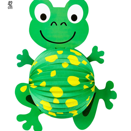 Widmann SRL Kikker lampion als decoratie