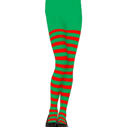 Widmann SRL Kinderpanty gestreept groen/rood Elf