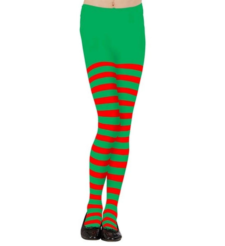 Widmann SRL Kinderpanty gestreept groen/rood Elf