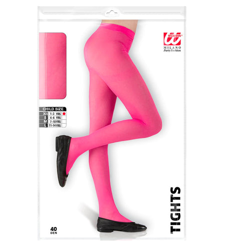 Widmann SRL Kinderpanty roze magenta