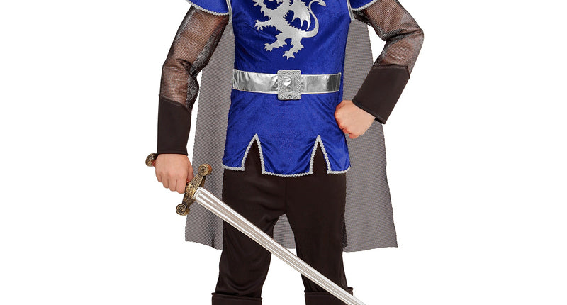 Widmann SRL King Arthur kostuum blauw kinderen