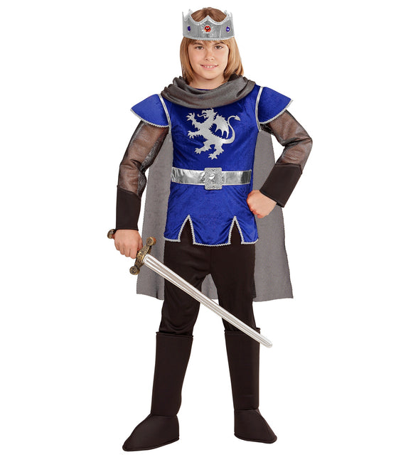 Widmann SRL King Arthur kostuum blauw kinderen