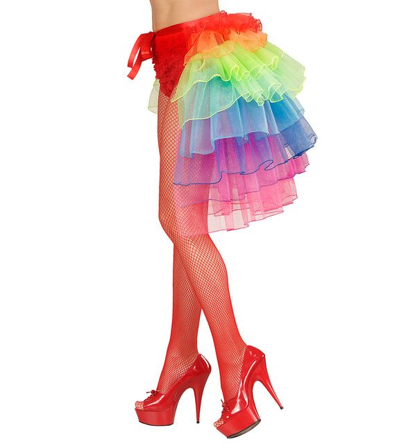 Widmann SRL Kleurrijke omslag rok in regenboogkleuren