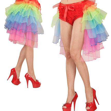 Widmann SRL Kleurrijke omslag rok in regenboogkleuren