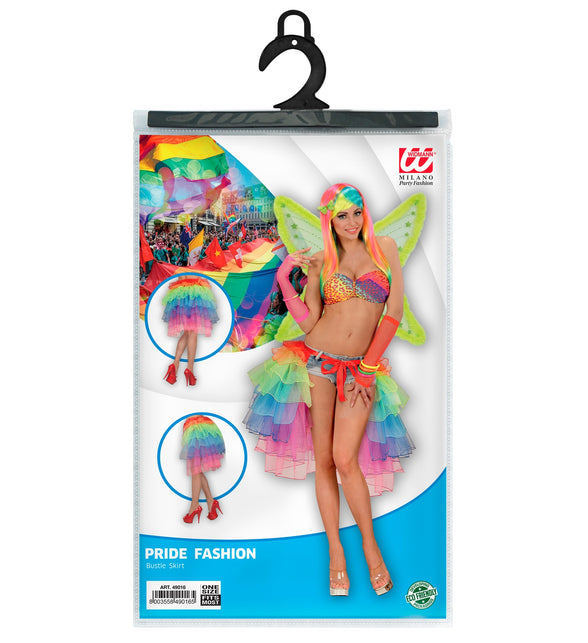 Widmann SRL Kleurrijke omslag rok in regenboogkleuren
