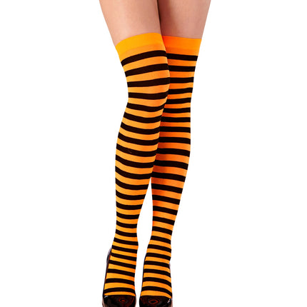 Widmann SRL Kniekousen Gestreept XL Neon Oranje