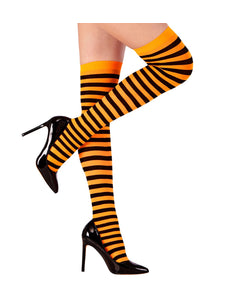 Widmann SRL Kniekousen Gestreept XL Neon Oranje