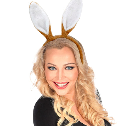 Widmann SRL Konijnen oren bruin wit