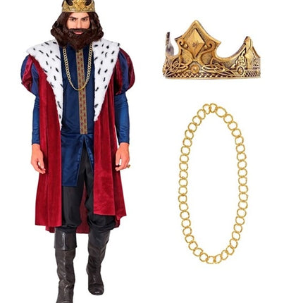 Widmann SRL Koning kostuum Niels heren