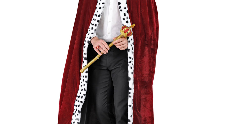 Widmann SRL Koningsmantel bordeaux rood 140cm