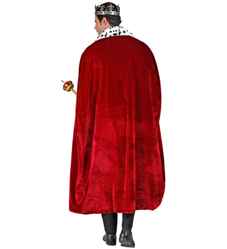 Widmann SRL Koningsmantel bordeaux rood 140cm