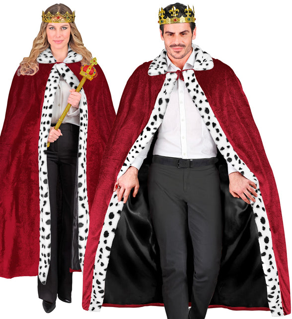 Widmann SRL Koningsmantel bordeaux rood 140cm
