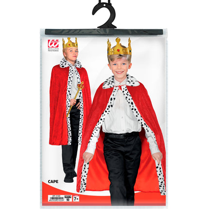 Widmann SRL Koningsmantel rood 90cm