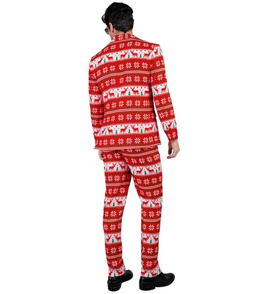 Widmann SRL Kostuum kerst rood wit Santa