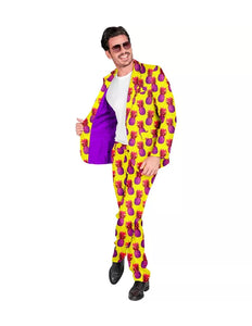 Widmann SRL Kostuum neon ananas suit