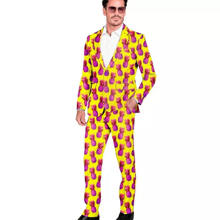 Widmann SRL Kostuum neon ananas suit