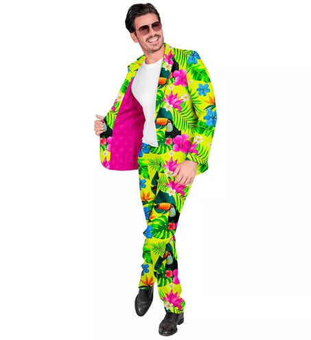 Widmann SRL Kostuum neon tropicana suit