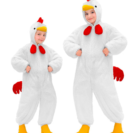 Widmann SRL Kostuum witte kip Hennie