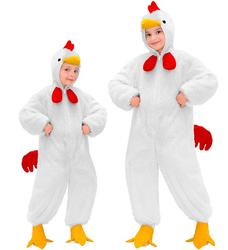 Widmann SRL Kostuum witte kip Hennie