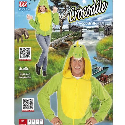 Widmann SRL Krokodillen truitjes met ritssluiting