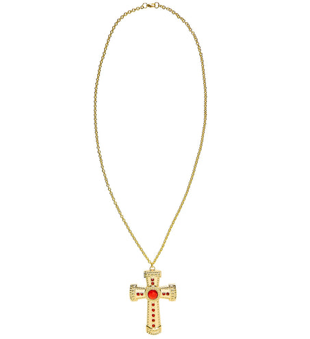 Widmann SRL Kruis met edelsteen aan ketting