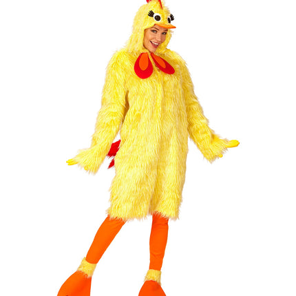 Widmann SRL Kuiken pak volwassenen pluche