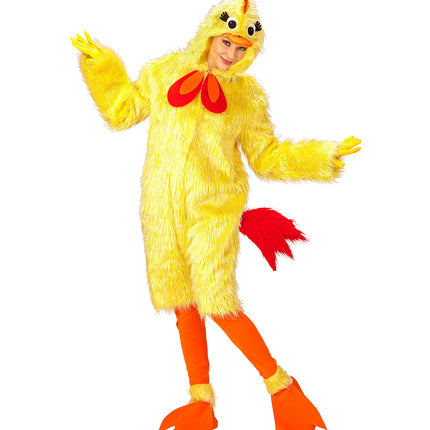 Widmann SRL Kuiken pak volwassenen pluche